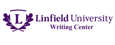 Linfield University Writing Center Logo